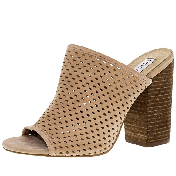 Kobe Perforated Nubuck Leather Open Toe Mule - Picture 6 of 6